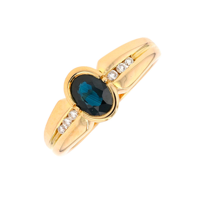 Acheter Bague saphir 0.70 carat et diamants 0.10 carat or jaune 4.90g Comme neuf - 1000,00 € Bague saphir 0.70 carat et diamants 0.10 carat or jaune 4.90g Comme neuf - reconditionné disponible sur Gemme Les Bijoux